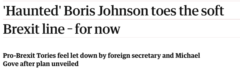 Haunted Boris Johnson